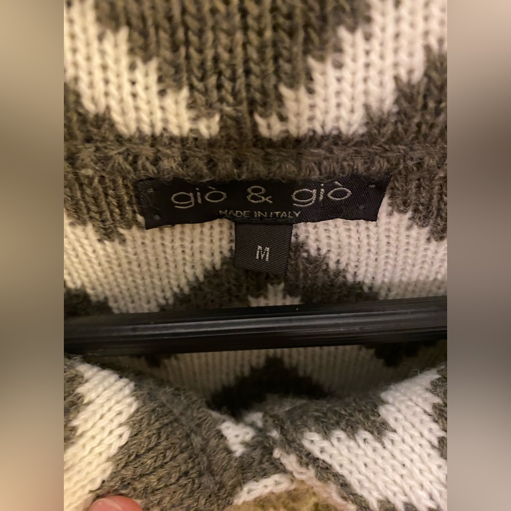 Made In Italy Sweater Coat - Picture 3 of 4